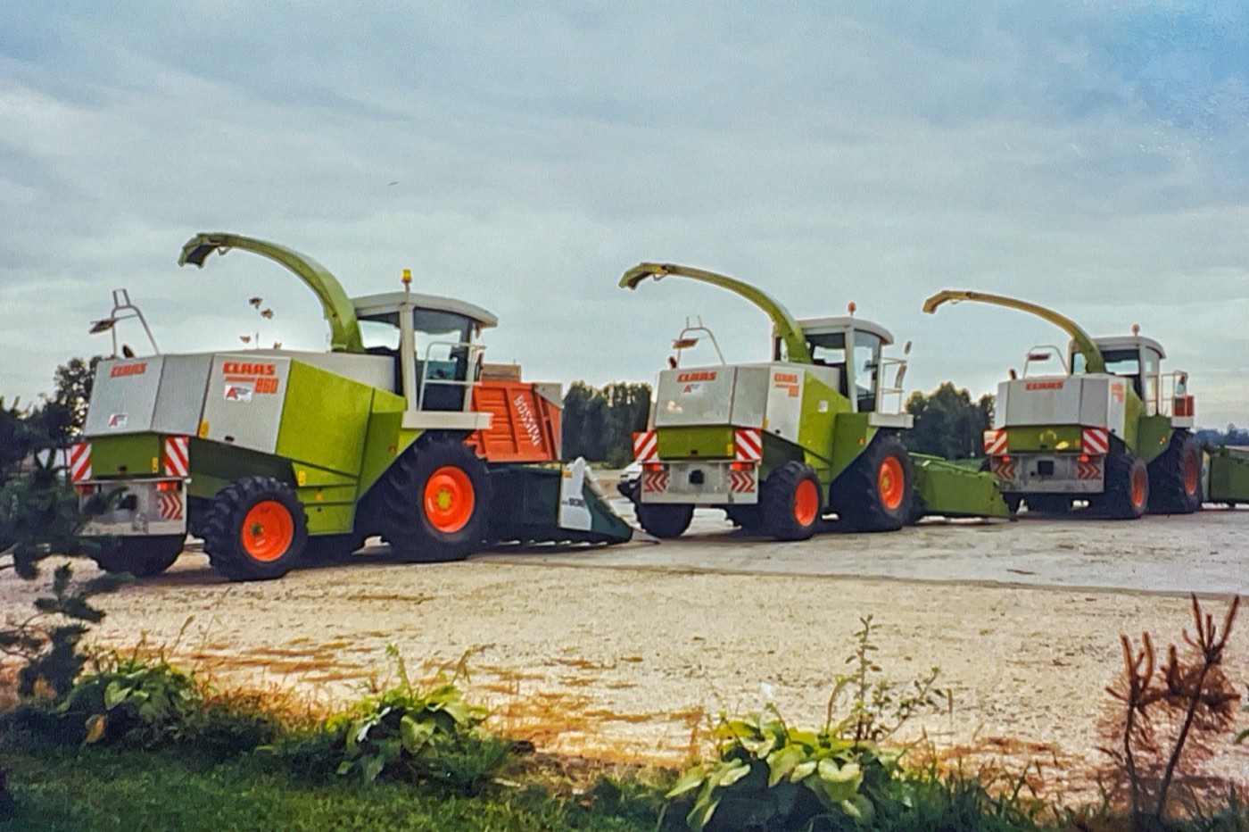 Una storica flotta di trince CLAAS di Agromeccanica Rocchi